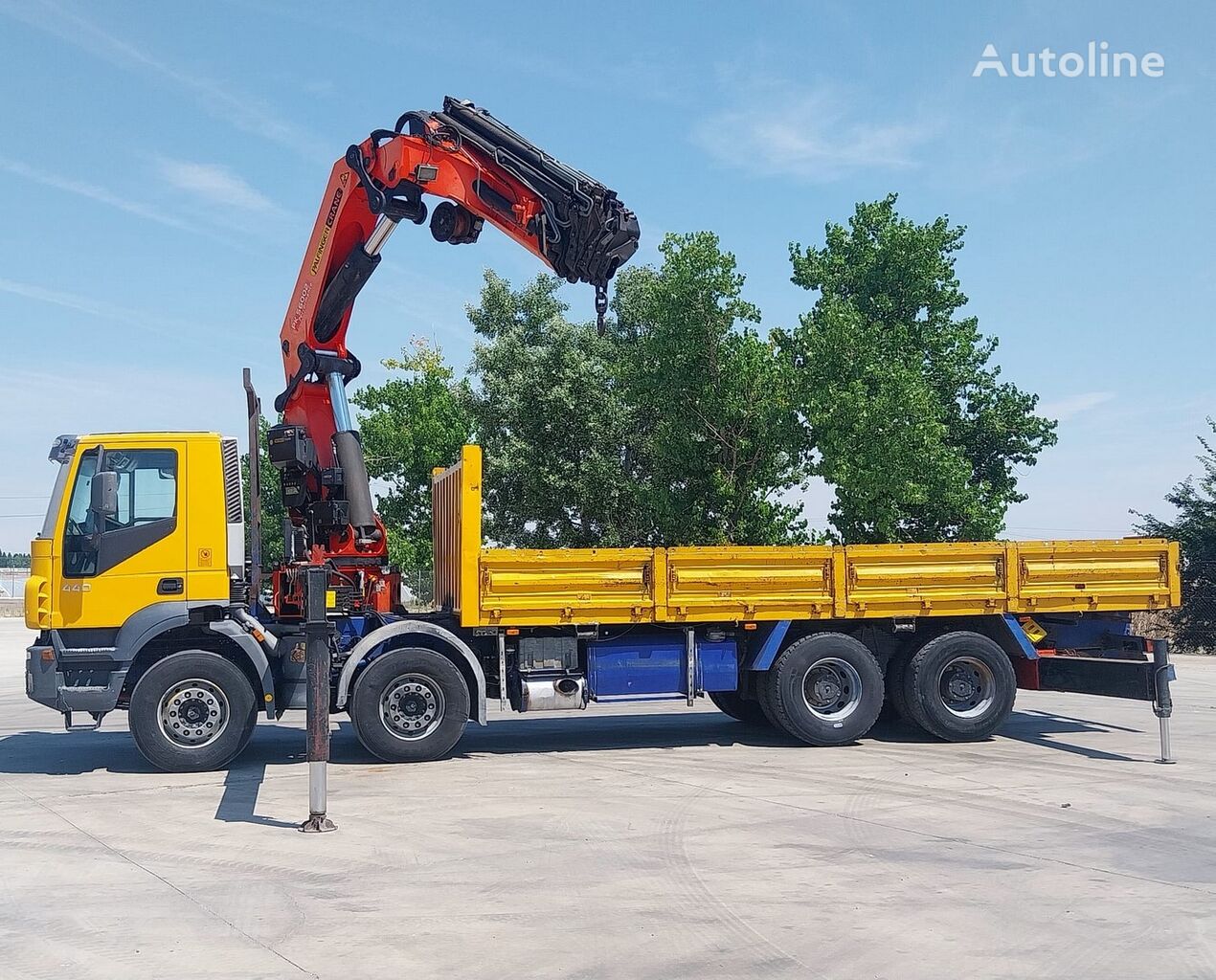 savivartis sunkvežimis IVECO 440 8×4 PALFINGER PK 56002