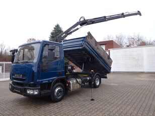 самосвал IVECO 80E19 3Seitenkipper + HIAB XS 055 Kran 4x2