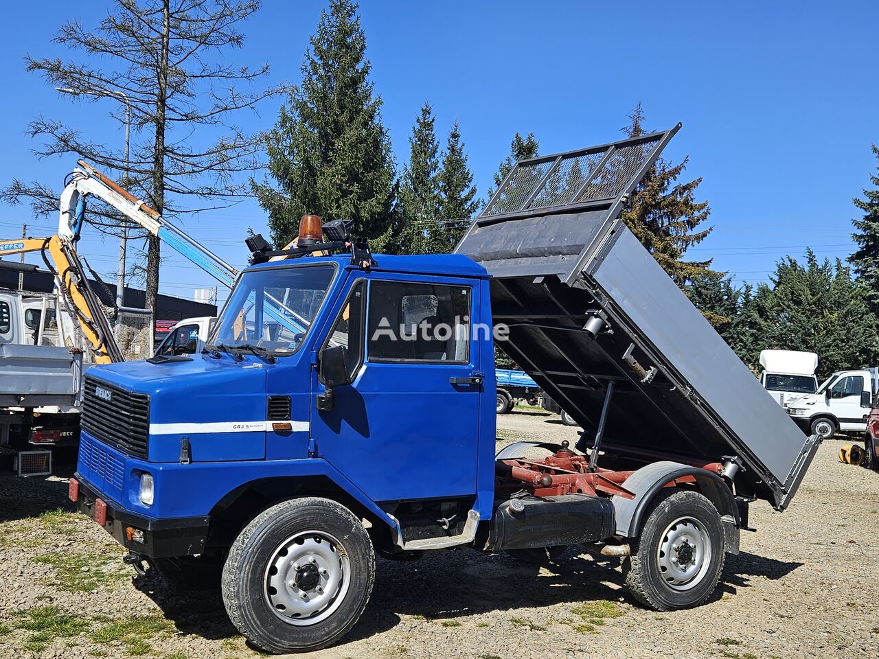 IVECO Bremach 4x4 ! GR 3.5 Wywrotka/ Kiper 3-Str Oryginał ! Blokady ! tippbil