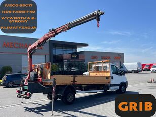 IVECO Daily 65C17 TIPPER+CRANE dump truck