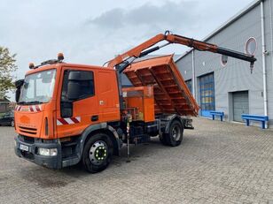 sklápač IVECO EUROCARGO 12E18 / MANUAL / TIPPER / FASSI F50A.21 CRANE / FULL S