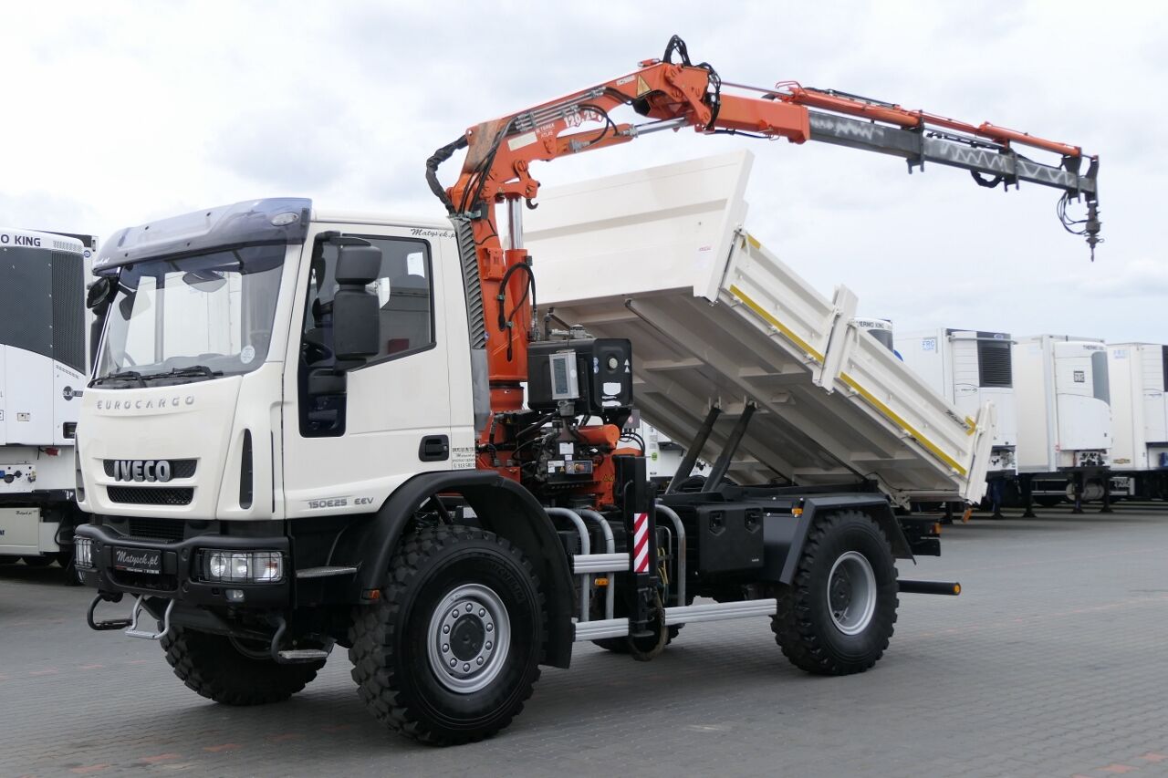 самосвал IVECO EUROCARGO 150E25 / WYWROTKA + HDS TEREX 120.2 E / DO ENERG