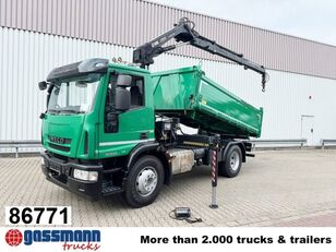 camion-benne IVECO EuroCargo ML160E28 4x2 mit Kran Hiab XS 088 ES-2