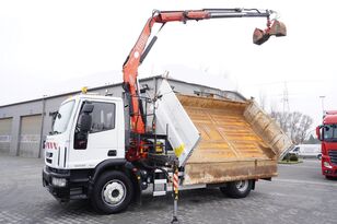 IVECO Eurocargo 160E22 Bordmatic tipper + crane FASSI F95A.0.22 Muldenkipper