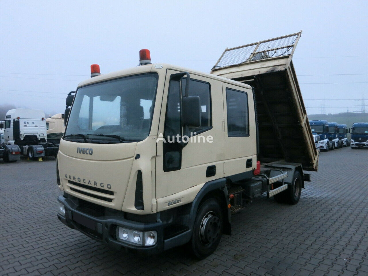 камион кипер IVECO Eurocargo 80 E 21 Doka Billencs