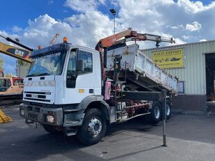 IVECO Eurotrakker 260.31 Kipper Palfinger PK12000 Crane 6x4 ZF Full St dump truck