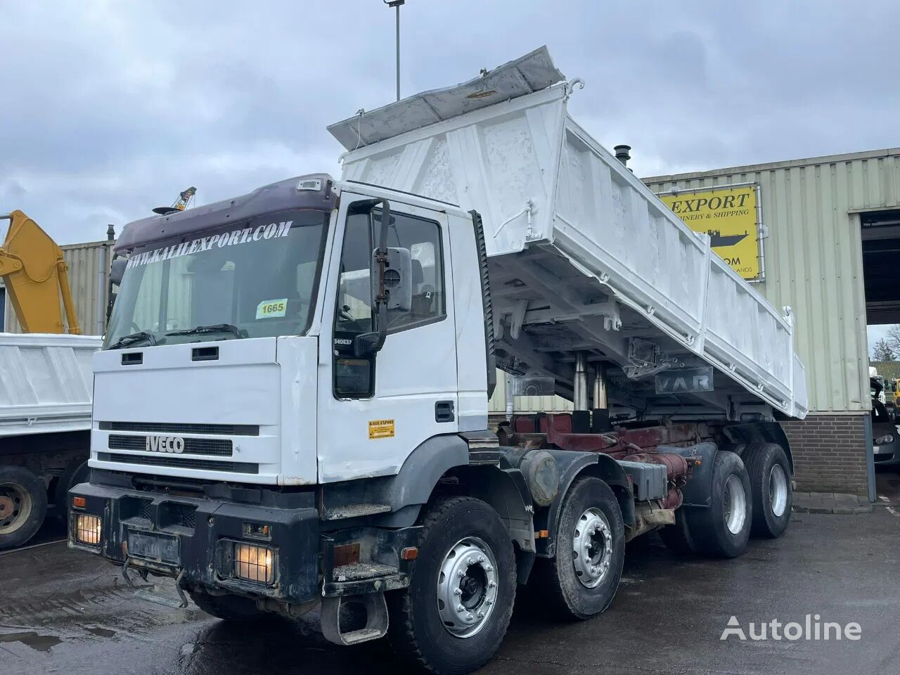 IVECO Eurotrakker 340 E37 EuroTrakker Kipper 8x4 Full Spring Chassis 1 dump truck