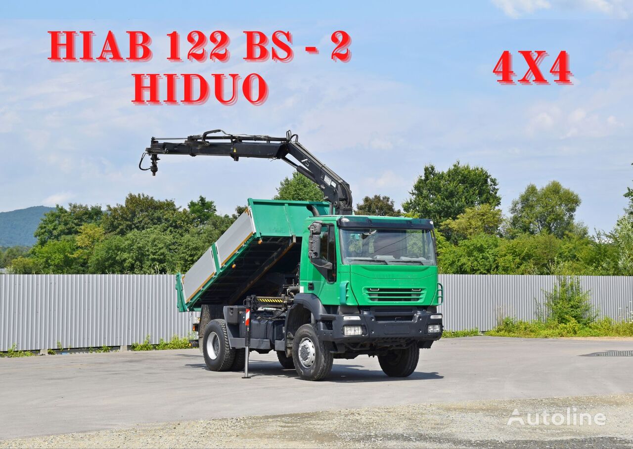 самосвал IVECO Stralis 310 + HIAB 122 BS - 2 HIDUO + FUNK* 4x4