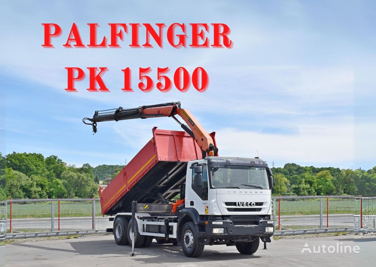 IVECO TRAKKER 360 * Kipper 5,60m* KRAN /FUNK * 6x4 dump truck