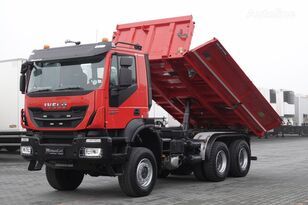 IVECO TRAKKER 450 3 way Meiller bordmatic tipper 6x6 Muldenkipper