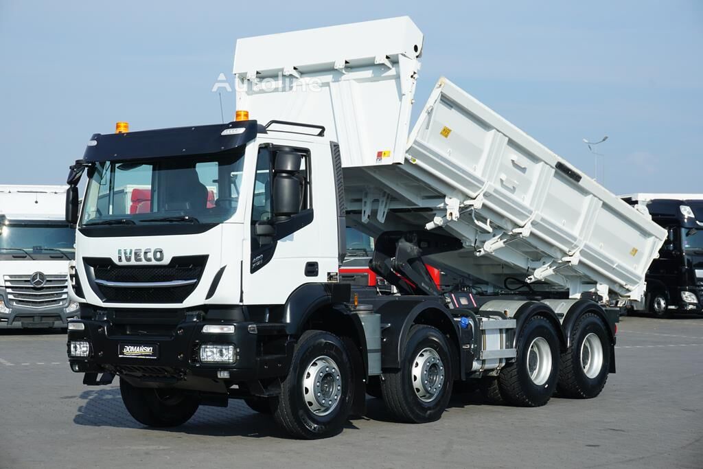 IVECO TRAKKER / 480 / E 6 / WYWROTKA / 8 X 4 / HYDROBURTA / RETARDER pašizgāzējs