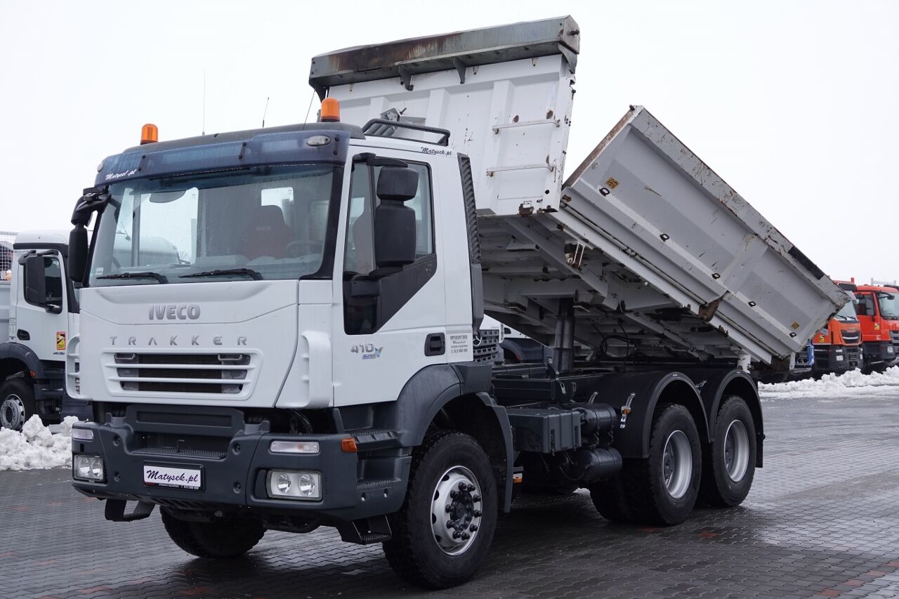 самосвал IVECO TRAKKER / 6x4 / WYWROTKA / HYDROBURTA / BORDMATIC / MEILLER KIPE