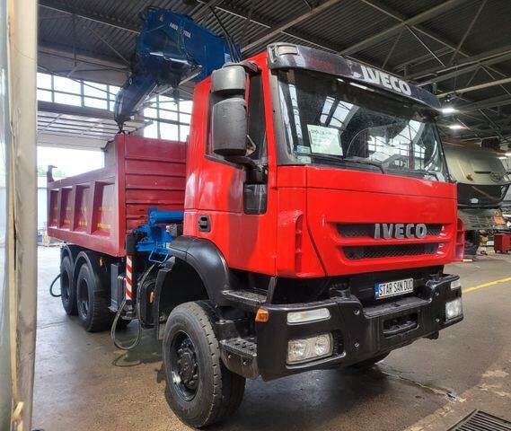 IVECO TRAKKER 6x6 AMCO VEBA 924 CRANE KIPPER CRAN dump truck