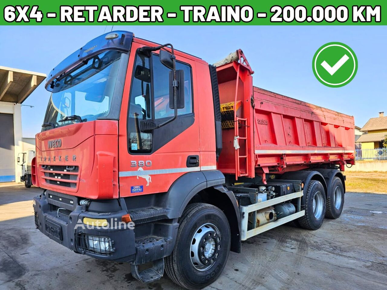 самосвал IVECO Trakker 380 Ribaltabile Con Traino