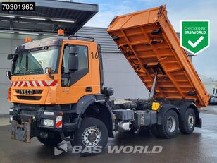 IVECO Trakker 410 6X4 5m3 Meiller 3-way tipper Lift+Steering axle Big- dump truck