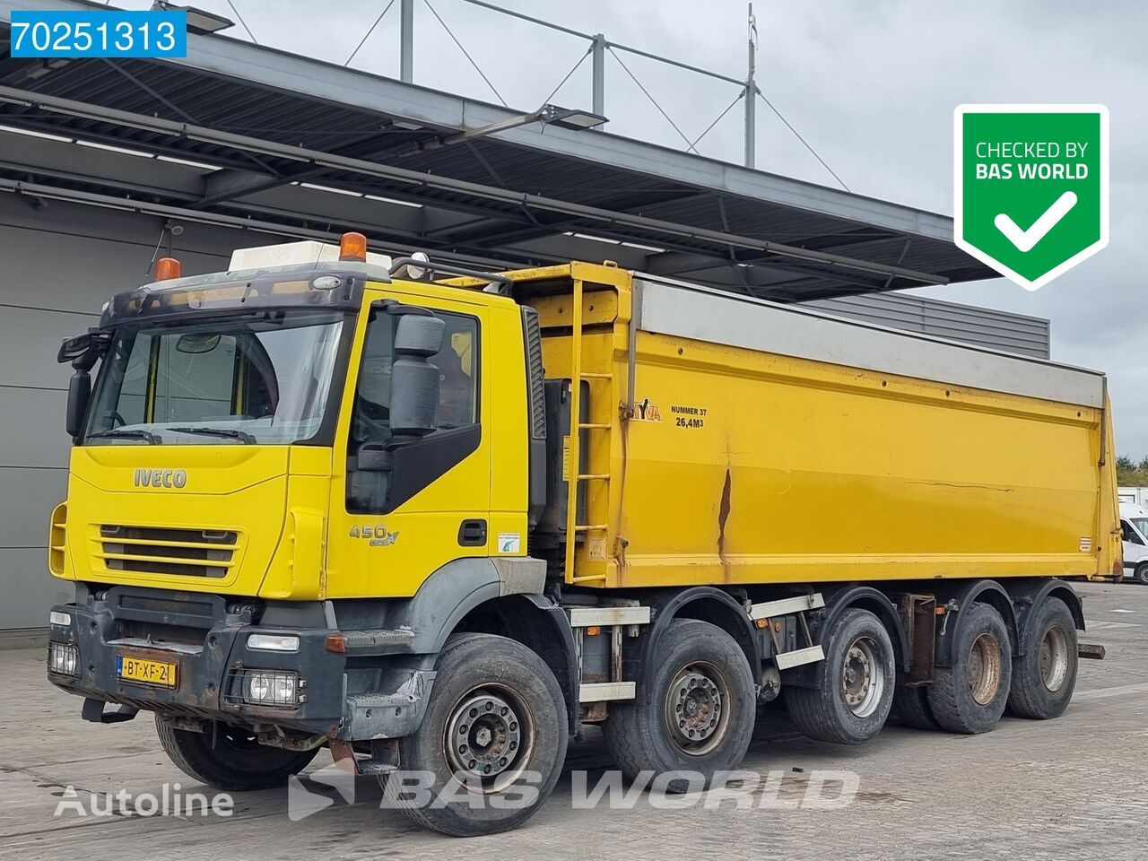 IVECO Trakker 450 10X4 NL-Truck 26m3 Retarder Lift-Lenkachse Euro 5 kiper