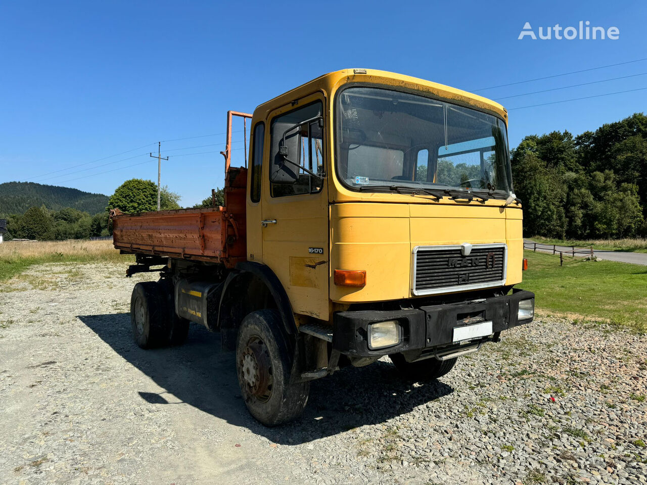 MAN 16.170 dump truck