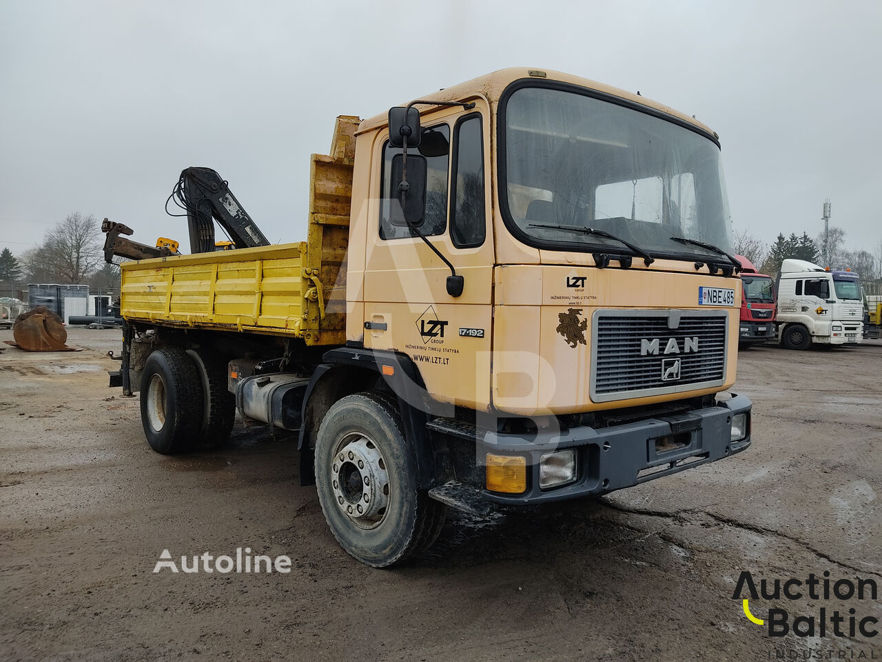 MAN 17.192 dump truck