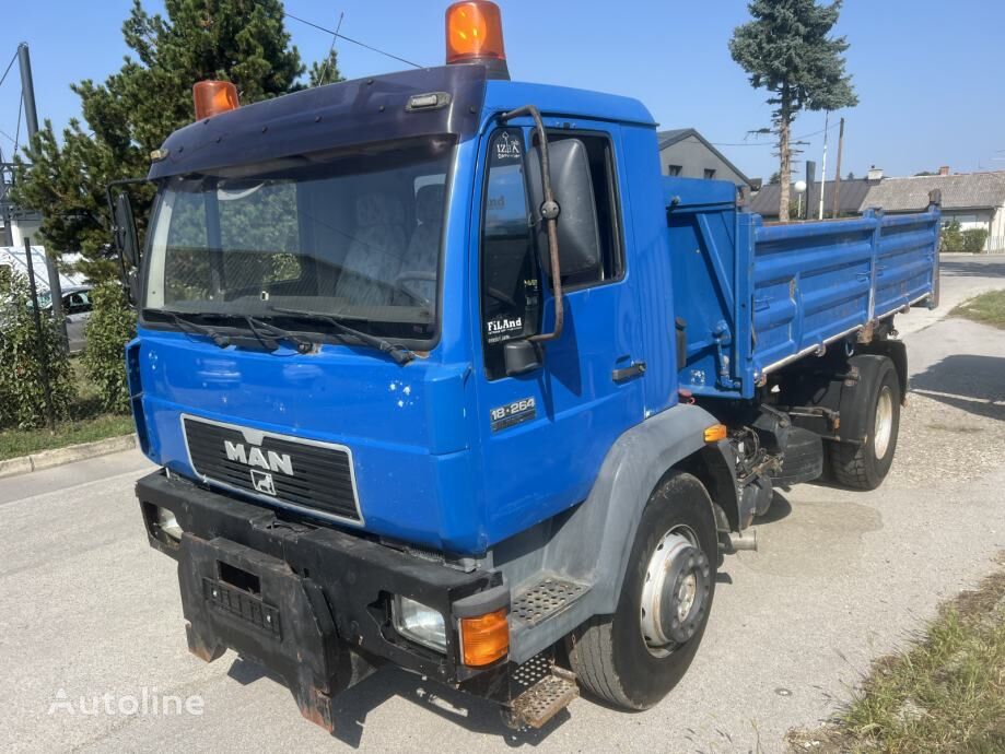 MAN 18.264 Kiper, 1999 god dump truck