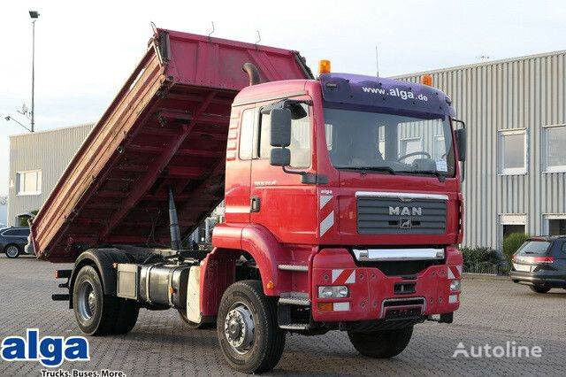 camião basculante MAN 18.310 TGA BB 4x4, Allrad, Meiller, AHK, Hydr