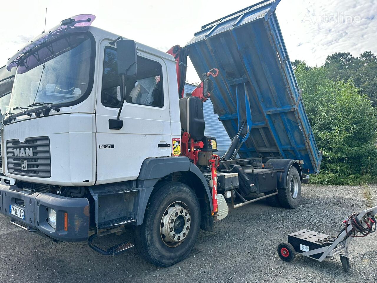 MAN 19.314 dump truck