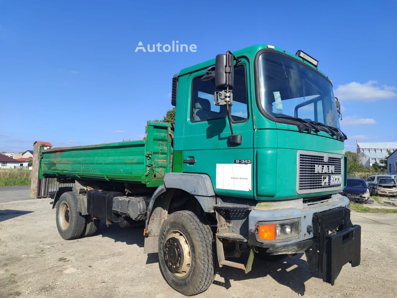 Camion-benne MAN 19-343 - Autoline