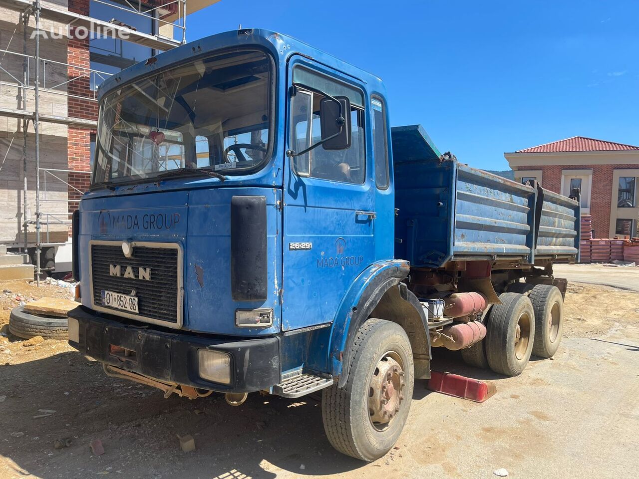 MAN 26.291 6x4 dump truck