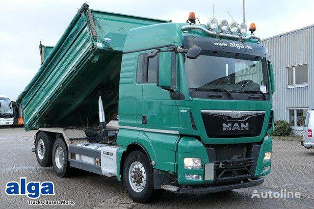 自卸车 MAN 26.480 TGS 6X4, HydroDrive, Alu-Bordwände, Klima