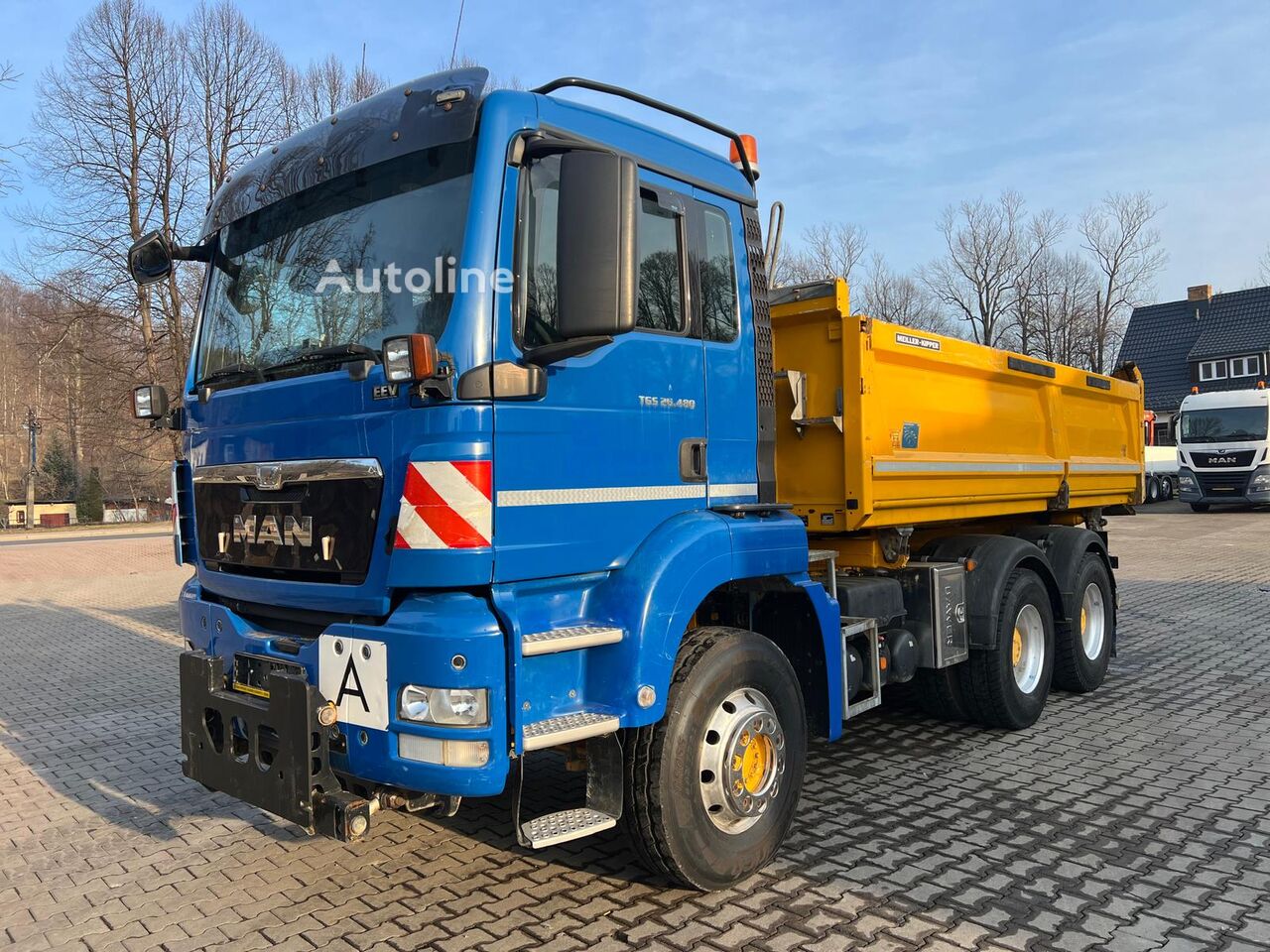 MAN 26.480 TGS BORDMATIC dump truck