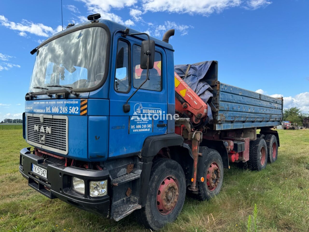 MAN 35.362  kipper vrachtwagen