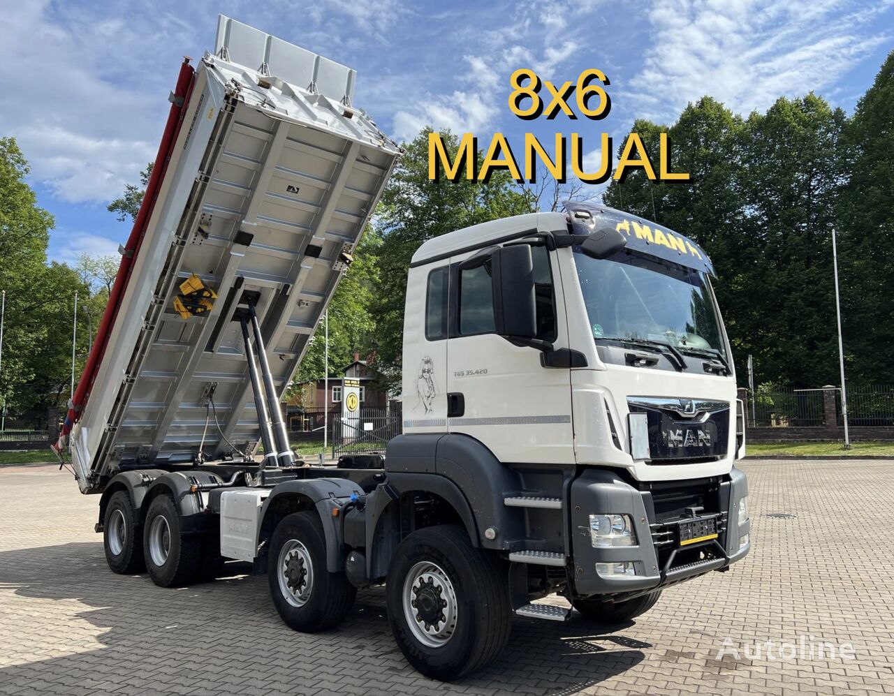 камион самосвал MAN 35.420 TGS 8x6