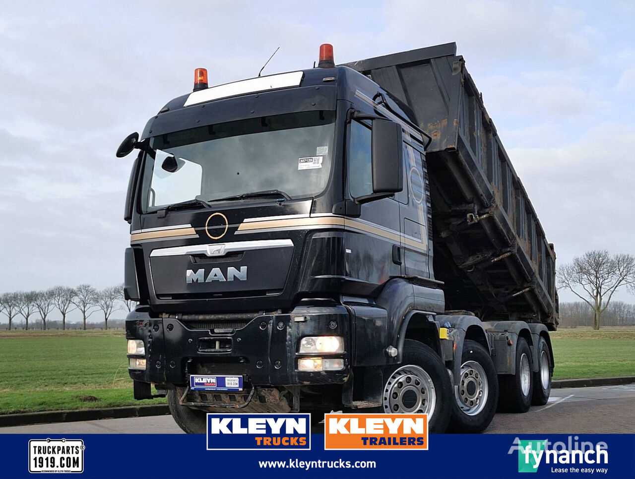 MAN 35.480 TGS 8X4 BL MEILLER STEEL dump truck