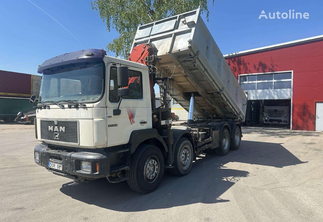 camion-benne MAN 37.343 Bortmatic