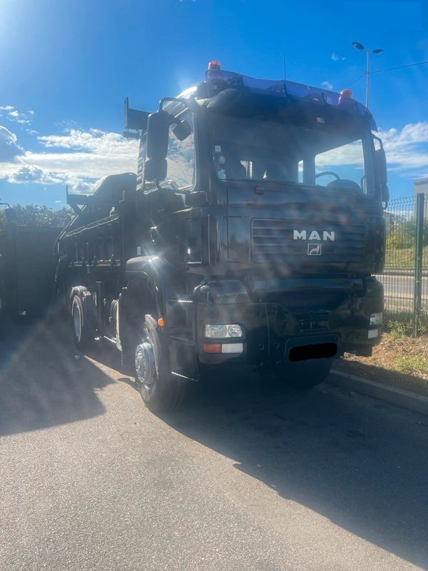 самосвал MAN 4x4 2-Way Tipper Crane Terex - Atlas 240.2