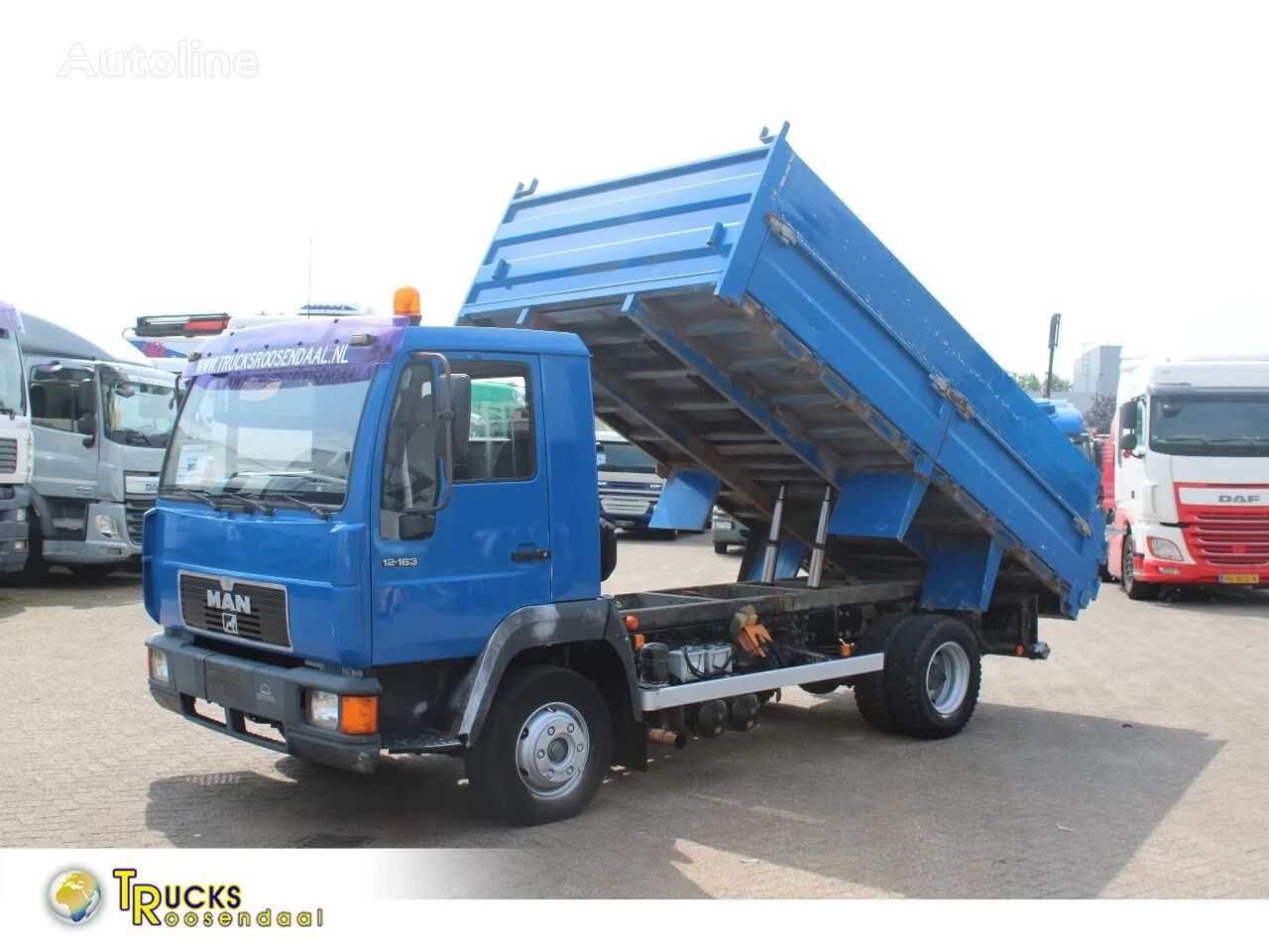 MAN L 12.160 + EURO 2 + tipper + 12t volquete