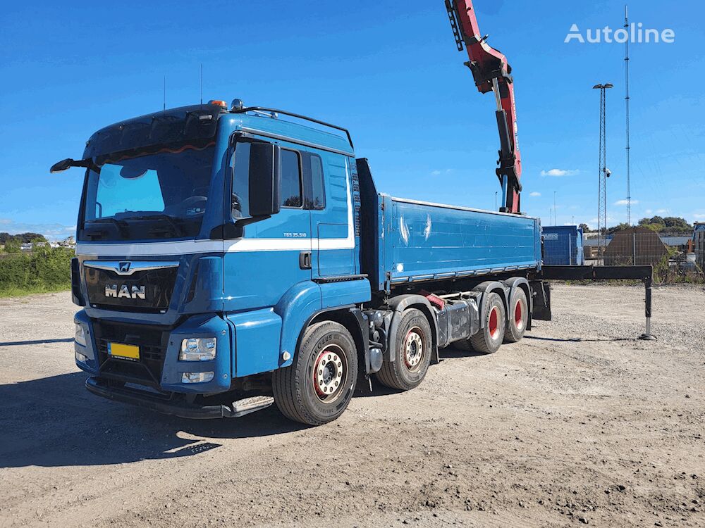 camion-benne MAN TG 35. 8X4 BL