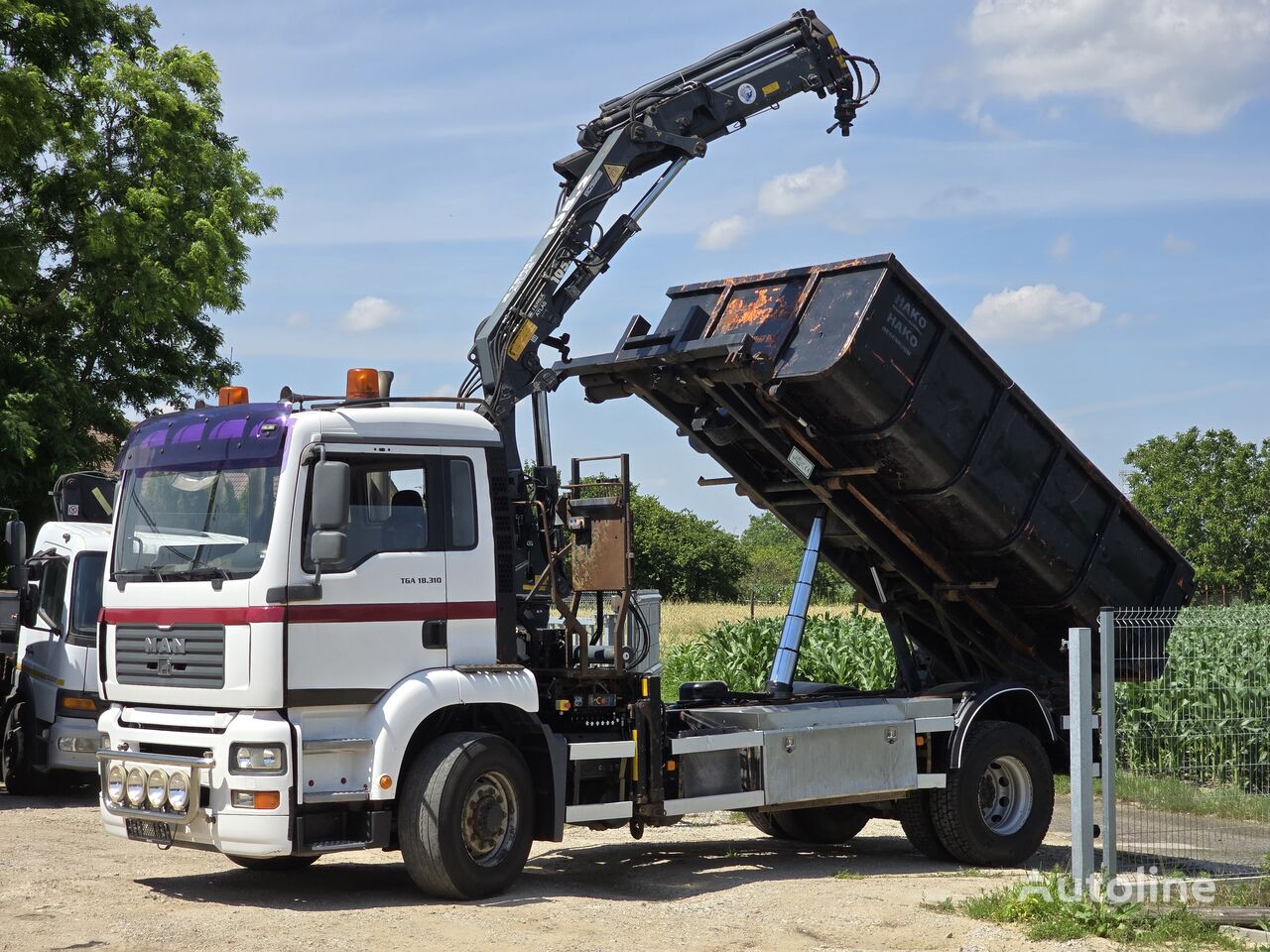 ανατρεπόμενο φορτηγό MAN TGA 18.310