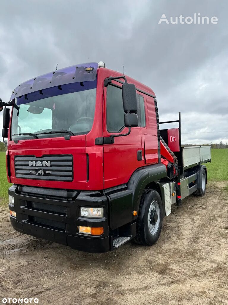 MAN TGA 18.320 FASSI 16TON/M dump truck