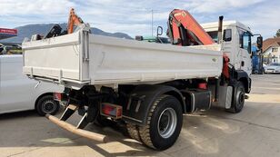 camion-benne MAN TGA 18.410 + CRANE
