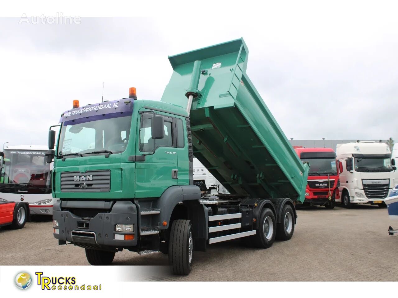 MAN TGA 26.410 + 6x6 + KIPPER + BIG AXEL dump truck