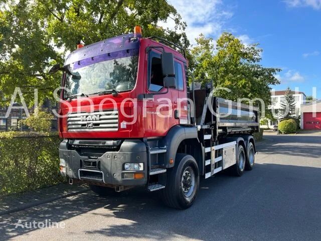 MAN TGA 26.440 6X6 Kipper Mit Kran HMF 16 TON /Funk ダンプトラック