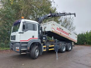 MAN TGA 33.414 33.410 Full Leaf + manual + HIAB 144 ES-3 HIDUO + rot dump truck