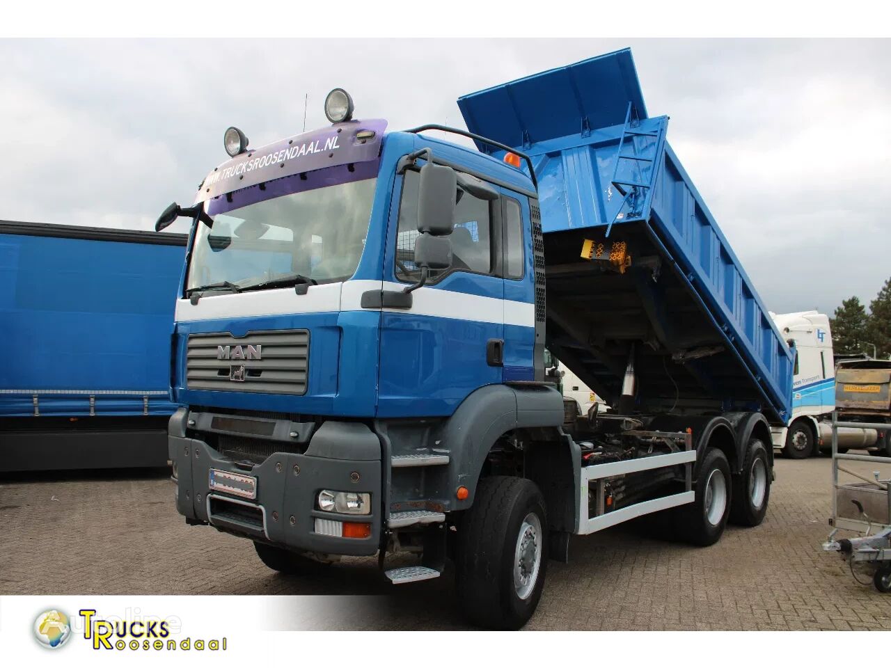 wywrotka MAN TGA 33.440 + 3side tipper + 6X6 + MANUAL