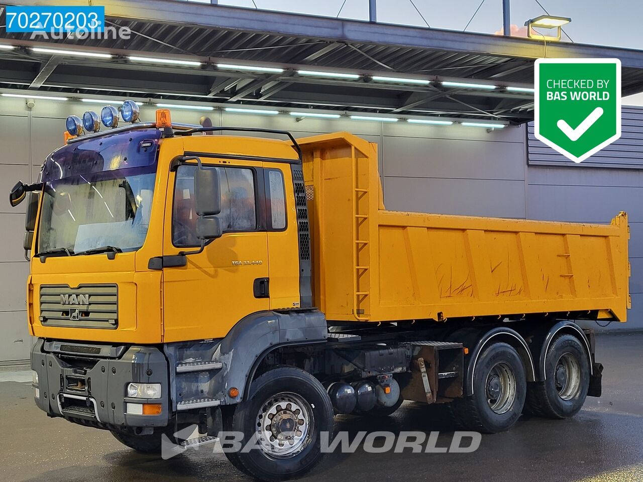 самосвал MAN TGA 33.440 6X6 12m3 Tipper Hydrodrive Big-Axle Manual Steelsuspe