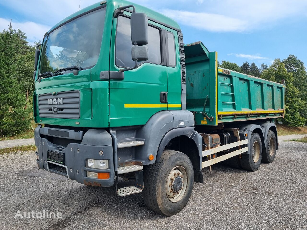 MAN TGA 33.440 6X6 BB S3 ,automat, pritarder dump truck