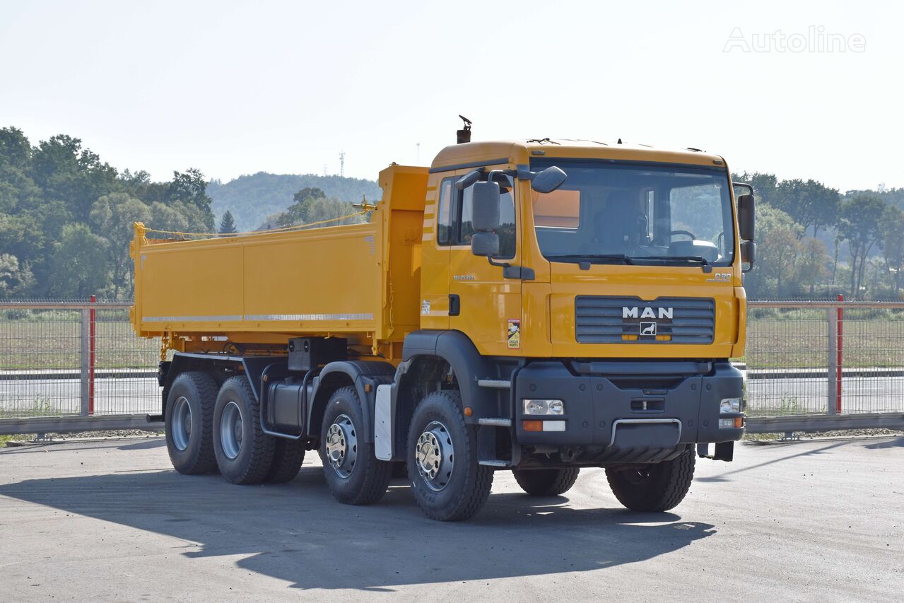 MAN TGA 35.390 Kipper 6,20 m + BORDMATIC * 8x4 damperli kamyon