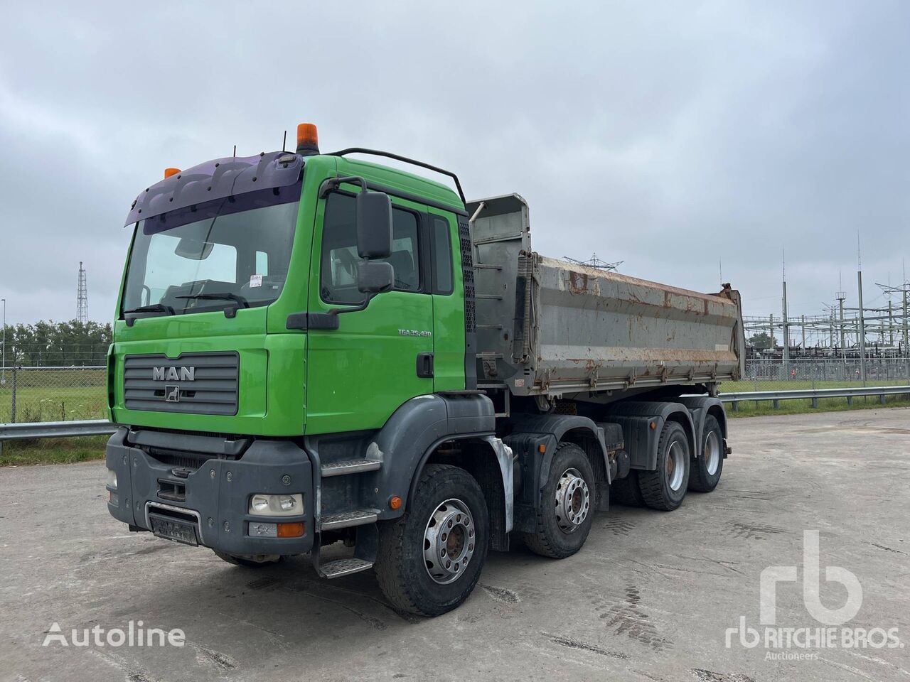 MAN TGA 35.430 8x4 Twin-Steer kipper vrachtwagen