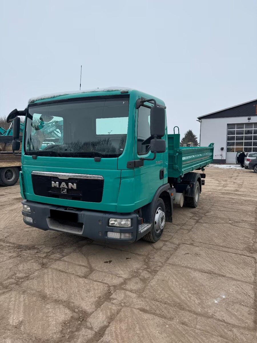 Camion-benne MAN TGL 10.250  3 Way Meiller Tipper - Autoline