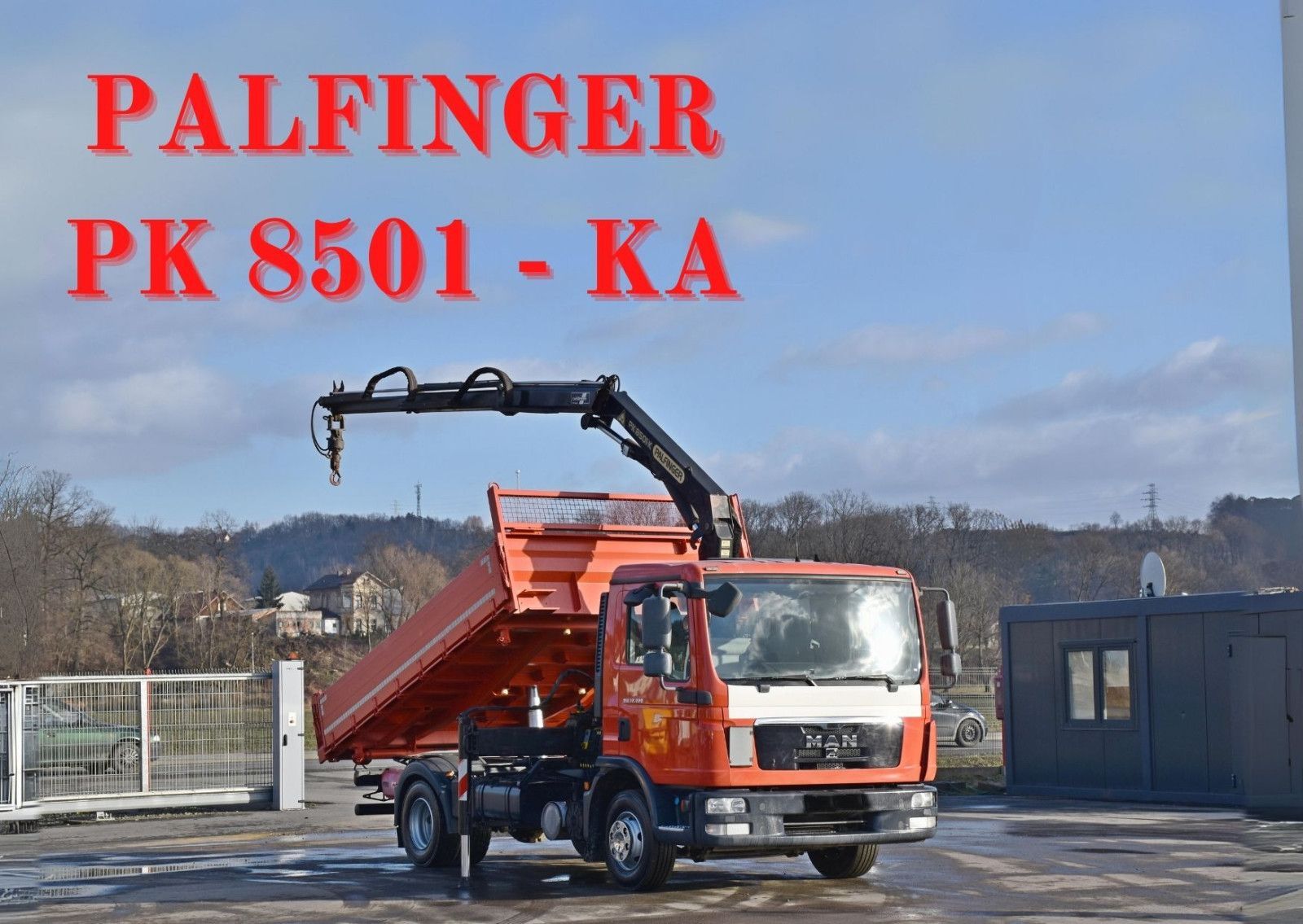 MAN TGL 12.220 Kipper 4,00 m+KRAN/FUNK* TOP dump truck