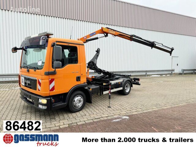 MAN TGL 7.180 4x2 BL, City-Abroller, Kran HMF 340K2 dump truck